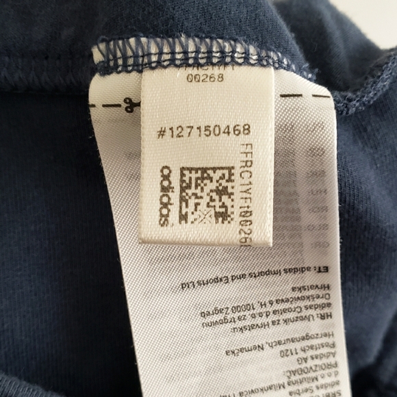 Adidas Stacked Logo Leggings Navy S - Picture 4 of 8